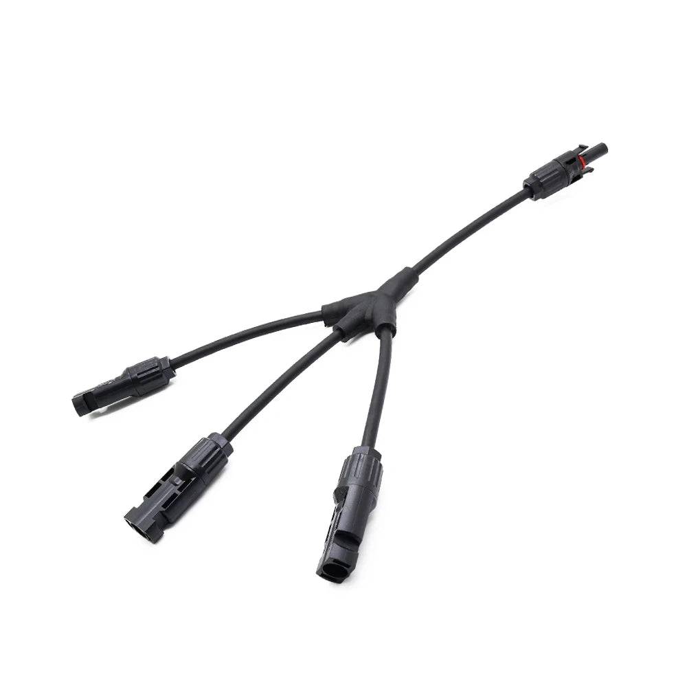 MC4 Branch Connectors 3 to 1 - Solar Panel Parallel Connectors
