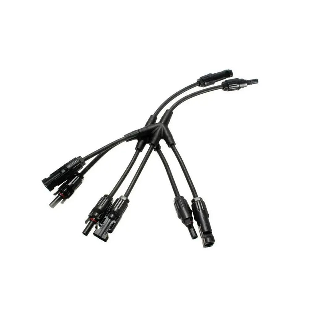 MC4 Branch Connectors 3 to 1 - Solar Panel Parallel Connectors