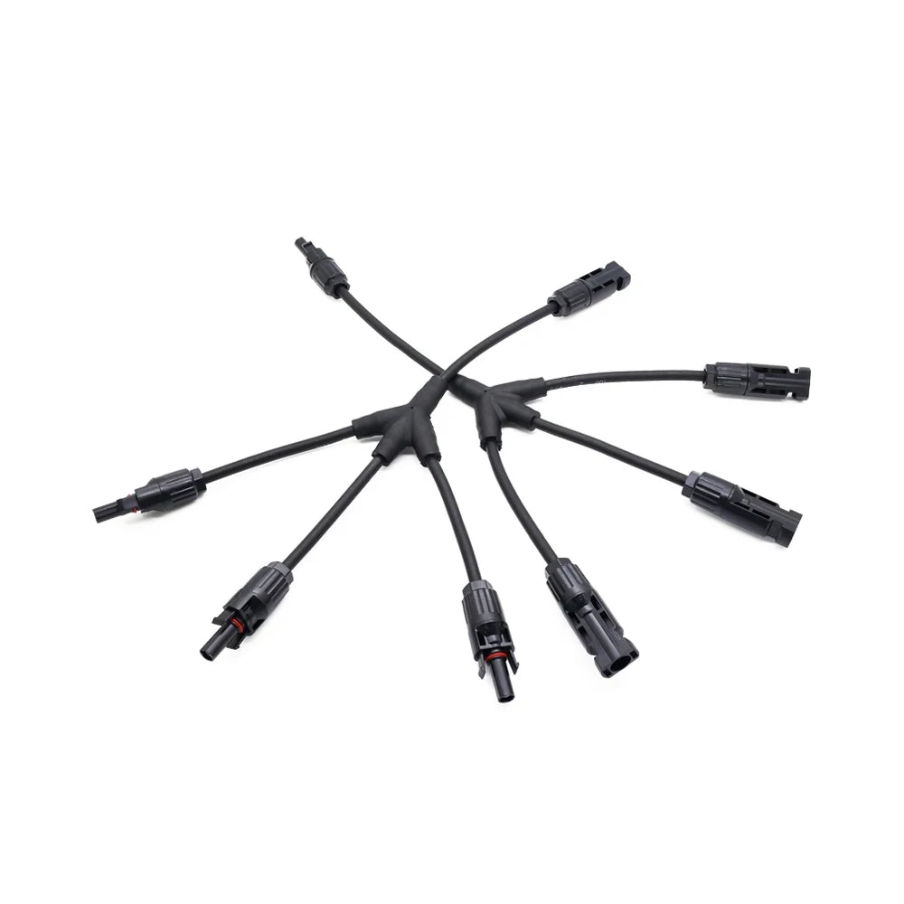 MC4 Branch Connectors 3 to 1 - Solar Panel Parallel Connectors
