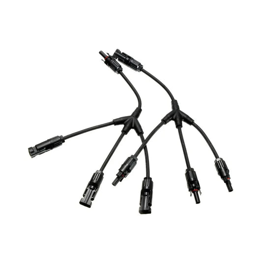 MC4 Branch Connectors 3 to 1 - Solar Panel Parallel Connectors