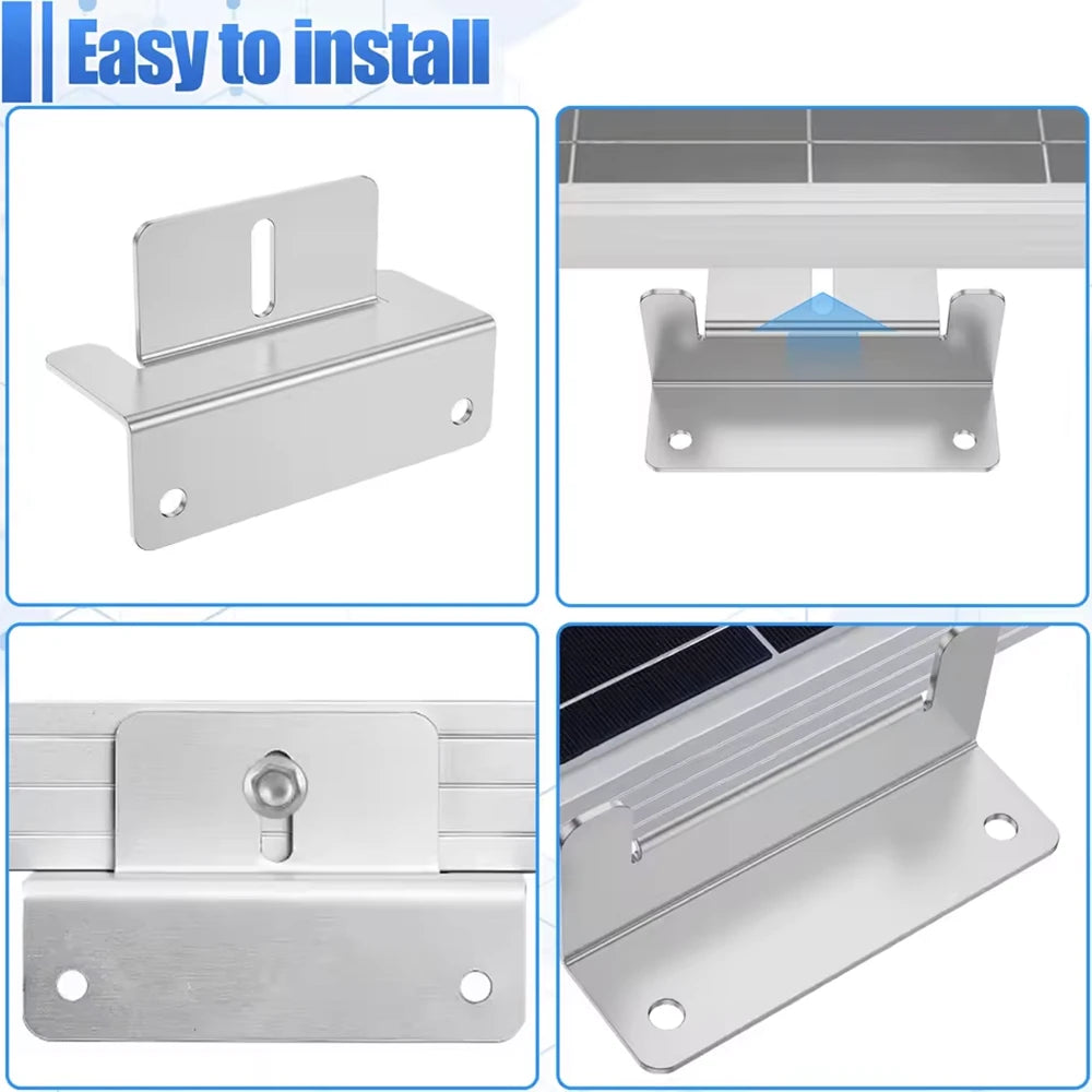 How to install solar panel z brackets