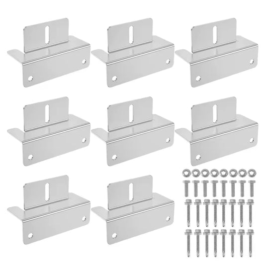 Solar Panel Mounting Brackets 8 Pack Z Brackets