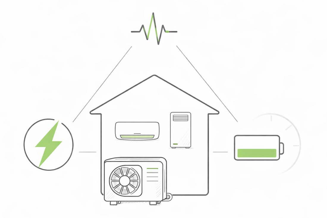 Can a Portable Power Station Run an Air Conditioner? Wattage, Surge, and Runtime