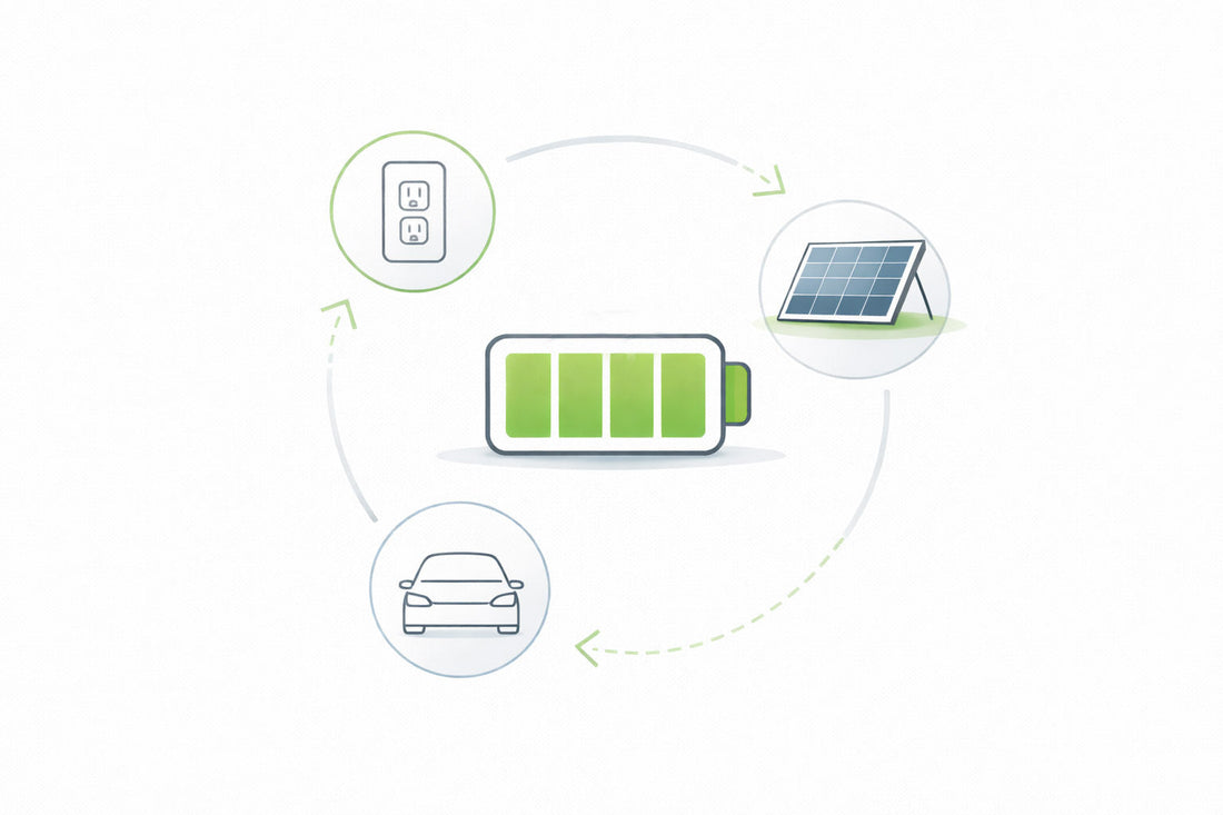 How Long Does It Take to Recharge a Power Station? AC vs Solar vs Car