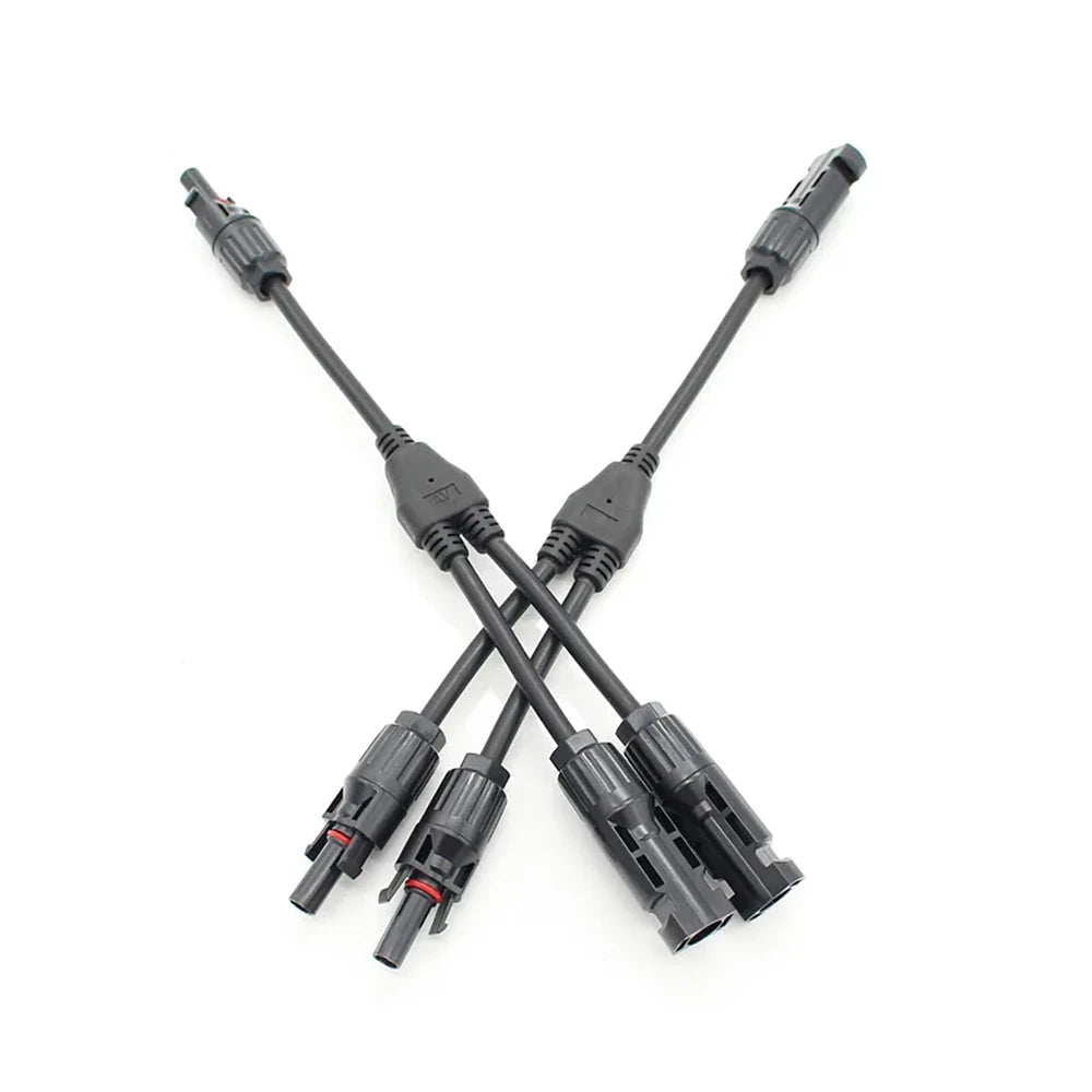 A pair of Solar Branch Connectors 2 to 1