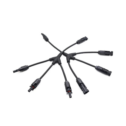 MC4 Branch Connectors 3 to 1 - Solar Panel Parallel Connectors