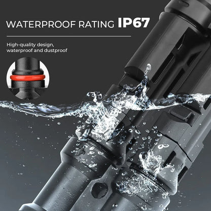 IP67 waterproof and dustproof rated MC4 connectors for solar panels