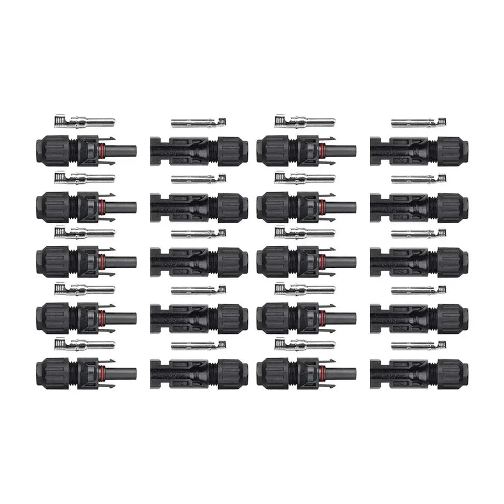 10 Pairs of MC4 Solar Connectors