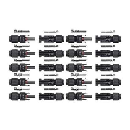 10 Pairs of MC4 Solar Connectors