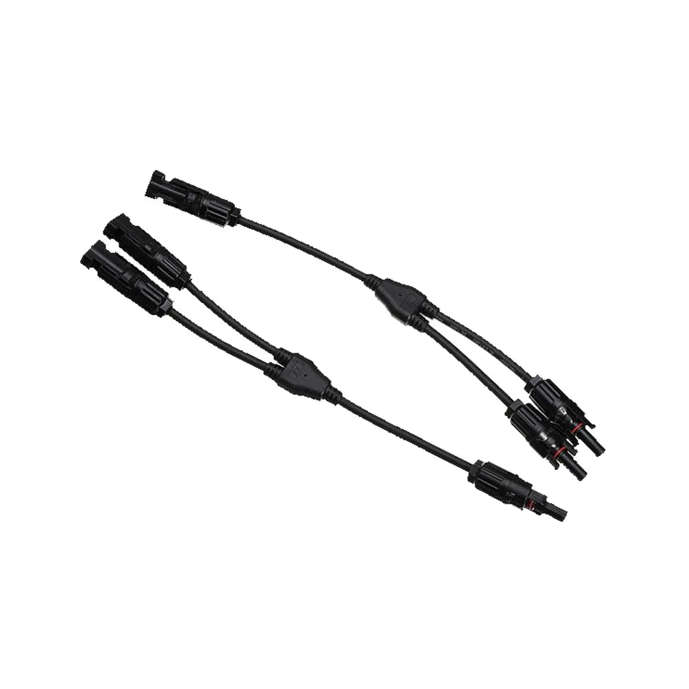 MC4 Branch Connectors 2 to 1 side-by-side