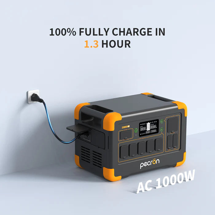 PECRON E1000LFP Power Station charging speed