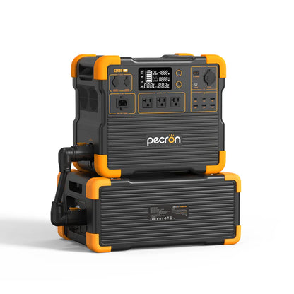PECRON E2400 Power Station with one external battery