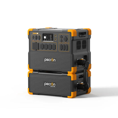 PECRON E3600LFP Power Station with one external battery