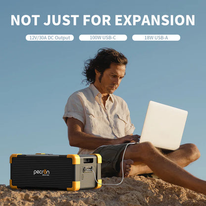 PECRON EB3000-24V Expansion Battery DC outputs