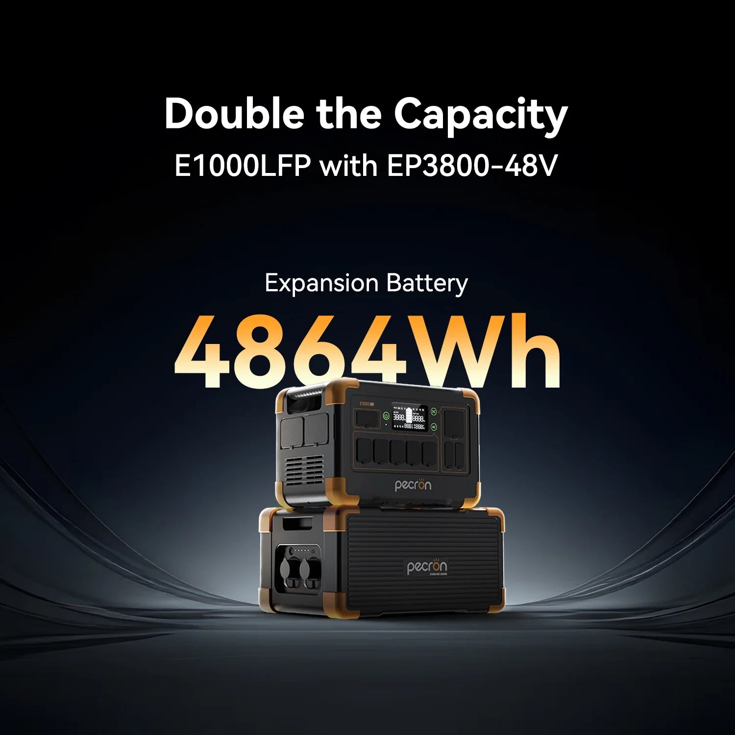PECRON EP3800-48V Expansion Battery 3840Wh double capacity