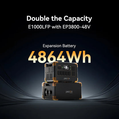 PECRON EP3800-48V Expansion Battery 3840Wh double capacity