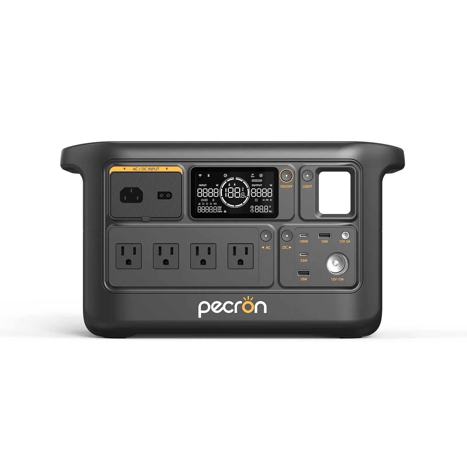 PECRON F1000LFP Portable Power Station front view