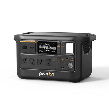 PECRON F1000LFP Portable Power Station alternate front view
