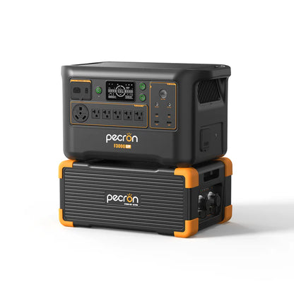PECRON F3000LSP Power Station with one external battery pack