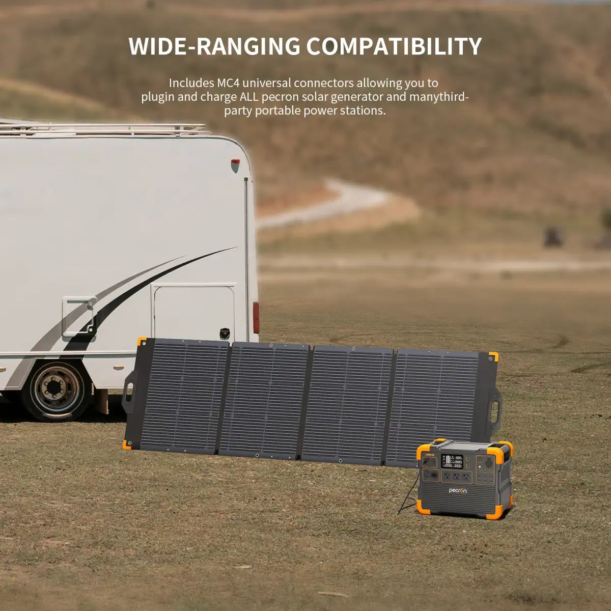 PECRON PV200 200W Portable Solar Panel compatibility