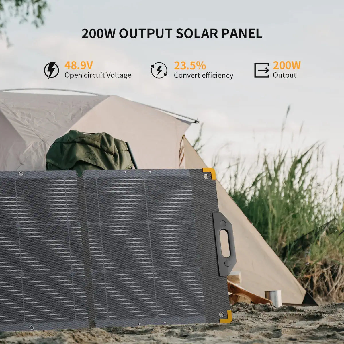 PECRON PV200 200W Portable Solar Panel output specs